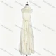 Wholesale Women's Elegant Halter Neck Ruched Waist Tiered Ruffle Chiffon Maxi Evening Dress #A9803 Beige Clothing Wholesale Market Liuhua