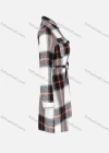 Wholesale Women's Fashion Plaid Print Lapel Patch Pockets Button Down Long Sleeve Shirt Dress With Belt TL2118# - Liuhuamall