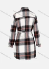 Wholesale Women's Fashion Plaid Print Lapel Patch Pockets Button Down Long Sleeve Shirt Dress With Belt TL2118# - Liuhuamall