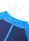 Wholesale Boys Colorblock One Piece Zip Half Boyleg Swimsuits - Liuhuamall