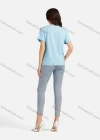 Wholesale Women's Casual Animal Letter Round Neck Short Sleeve T-shirt 3801# - Liuhuamall