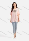 Wholesale Women's Casual Letter Round Neck Short Sleeve Tunic 3506# - Liuhuamall