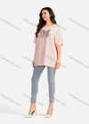 Wholesale Women's Casual Letter Round Neck Short Sleeve Tunic 3506# - Liuhuamall