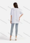 Wholesale Women's Casual Letter Round Neck Short Sleeve Tunic 3509# - Liuhuamall
