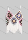 Wholesale Women's Scarf Hem Crochet Floral Cami Cover Up Top A307# - Liuhuamall
