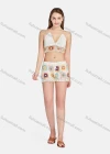 Wholesale Women's Sexy Crochet Floral Cover Up Two Piece Sets Y2318&Y2323# - Liuhuamall
