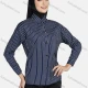 Wholesale Women's Casual Shirt Collar Button Down Shirt Without Hijab Navy Guangzhou Clothing Wholesale Market & Suppliers -LIUHUAMALL