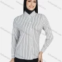 Wholesale Women's Casual Shirt Collar Button Down Shirt Without Hijab preview