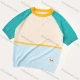 Wholesale Kids Casual Crew Neck Short Sleeve Colorblock T-shirt MB21BTX486# C# Clothing Wholesale Market Liuhua