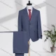 Wholesale Men's Business Lapel Single Breasted Striped Flap Pockets Blazer Jacket & Pants 2 Piece Set T24337# Light Slate Gray Clothing Wholesale Market Liuhua