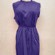 Women's Casual Ruffle Neck Sleeveless Lace Up Plain Short Dress 13# Clothing Wholesale Market -LIUHUA