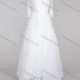 Wholesale Women's Glamorous Scoop Neck Embroidery Sequin Corset Bodice Classic Tulle Wedding Dress White Clothing Wholesale Market Liuhua