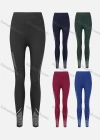 Wholesale Women's Athletic High Waist Butt Lifting Seam Cut Out Ankle Length Yoga Leggings 26464# - Liuhuamall