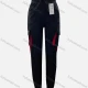 Wholesale Women's Casual Side Striped Drawstring Sweatpants With Flap Pockets Black Clothing Wholesale Market Liuhua
