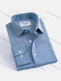 Wholesale Men's Formal Collared Long Sleeve Plain Button Down Dress Shirts, LIUHUA CLOTHING WHOLESALE