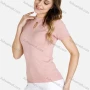 Wholesale Women's Mock Neck Slim Fit Plain Keyhole Pullover Knit Top preview