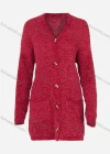 Wholesale Women's V-Neck Button Front Long Sleeve Sweater Knit Cardigan - Liuhuamall