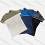 Wholesale Men's Casual Round Neck Short Sleeve Striped Colorblock T-Shirt preview
