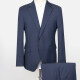 Men's Formal Plain Single Breasted Flap Pockets Blazer & Suit Pants 2-Piece Suit Sets X21530-14# Blue Clothing Wholesale Market -LIUHUA