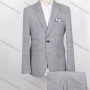 Wholesale Men's Formal Flap Pockets Plaid Single Breasted Blazer & Suit Pants 2-Piece Suit Sets ZM220502-2# preview