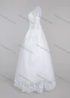 Wholesale Women's Glamorous Scoop Neck Embroidery Sequin Corset Bodice Classic Tulle Wedding Dress - Liuhuamall