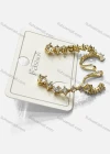 Wholesale Fashionable Copper Gold Plated Ear Crawler Rhinestone Hypoallergenic Earrings - Liuhuamall