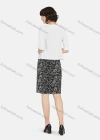 Wholesale Women's Casual Lace Sleeve Jacquard Dress & Plain Cardigan Set - Liuhuamall