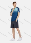 Wholesale Men's Sporty Round Neck Short Sleeve Polka Dot Gradient Quick Dry Breathable T-Shirt - Liuhuamall