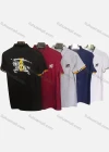 Wholesale Men's Casual Graphic Label Short Sleeve Polo Shirt - Liuhuamall