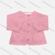 Wholesale Baby's Cute Long Sleeve Button Front Plain Knited Sweater Cardigan 9# Clothing Wholesale Market Liuhua
