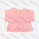 Wholesale Baby's Cute Long Sleeve Button Front Plain Knited Sweater Cardigan 49# Clothing Wholesale Market Liuhua
