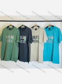 Wholesale Men's Round Neck Short Sleeve Letters Casual T-shirt 1031#, LIUHUA CLOTHING WHOLESALE