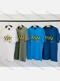 Wholesale Men's Round Neck Short Sleeve Letters Graphic Casual T-shirt 3013#, LIUHUA CLOTHING WHOLESALE