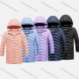 Wholesale Kids Hooded Casual Long Sleeve Zipper Pocket Thermal Puffer Jacket preview