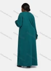 Wholesale Women's Vintage Crew Neck Button Front Long Sleeve Paisley Embroidery Pattern Maxi Nightgown - Liuhuamall
