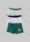 Wholesale Boys Cute Graphic Elastic Waistband Boyshort Underwear Panties (3 Pieces of Pack) N503# - Liuhuamall
