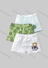 Wholesale Boys Cute Graphic Elastic Waistband Boyshort Underwear Panties (3 Pieces of Pack) N505# - Liuhuamall