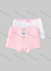 Wholesale Girls Assorted Colors Lovely Graphic Underwear Boxer Panties (2 Pieces of Pack) GD210# - Liuhuamall