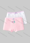 Wholesale Girls Assorted Colors Lovely Graphic Underwear Boxer Panties (2 Pieces of Pack) GD212# - Liuhuamall