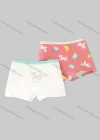 Wholesale Girls Assorted Colors Lovely Graphic Underwear Boxer Panties (2 Pieces of Pack) - Liuhuamall