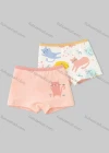 Wholesale Girls Assorted Colors Lovely Graphic Underwear Boxer Panties (2 Pieces of Pack) GD310# - Liuhuamall