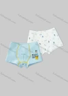 Wholesale Boys Cute Cartoon Graphic Boyshort Underwear Panties (2 Pieces of Pack) ND801# - Liuhuamall