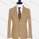 Wholesale Men's Formal Lapel Gingham Long Sleeve Two Button Blazer Jackets 9079# 10# Clothing Wholesale Market Liuhua