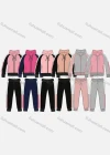 Wholesale Women's Sporty Zipper Hoodie 2 Pieces Sets LYMWL202212003-2 - Liuhuamall
