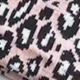 Wholesale Women's Casual Soft Warm Leopard Print Pompom Beanie Crossed Hats Pink Clothing Wholesale Market Liuhua