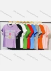 Wholesale Women's Casual Crew Neck Rolled Sleeve Letter T-shirt - Liuhuamall