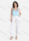 Wholesale Women's Casual Plain Wrap V Neck Tie Side Knot Tank Top V1911# - Liuhuamall