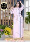 Wholesale Women's Casual Striped Long Sleeve Dress With Belt 1633-0908# - Liuhuamall
