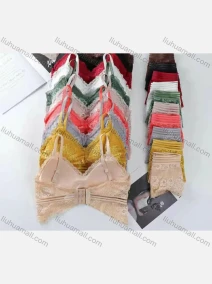 Wholesale Women's Sexy Plain Lace Bra & Brief 2 Pieces Set, LIUHUA CLOTHING WHOLESALE
