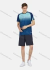 Wholesale Men's Sporty Round Neck Short Sleeve Polka Dot Gradient Quick Dry Breathable T-Shirt - Liuhuamall